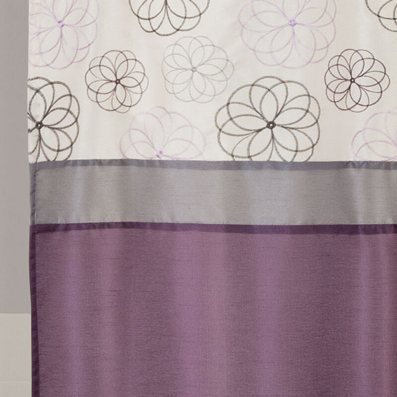 Covina Purple Shower Curtain