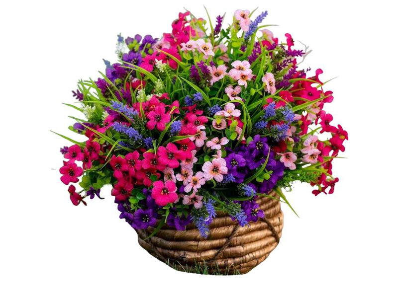 12 Bundle Artificial Greenery Plants Outdoor Garden Porch Decor image number 0