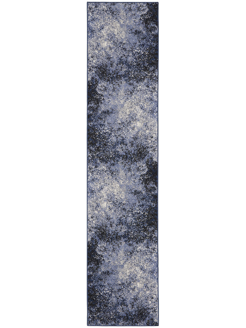 Passion PSN10 Light Blue/Black 1'10" x 2'10" Rug