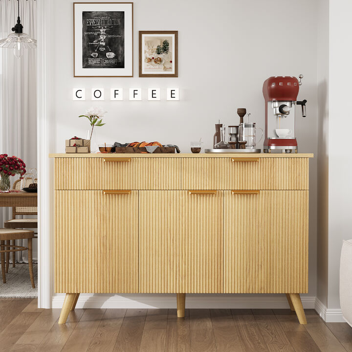 Seslin Modern Fluted Sideboard
