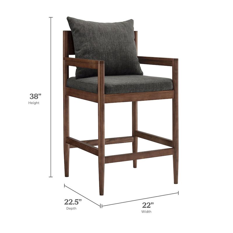 Remington Wood Counter Stool image number 2
