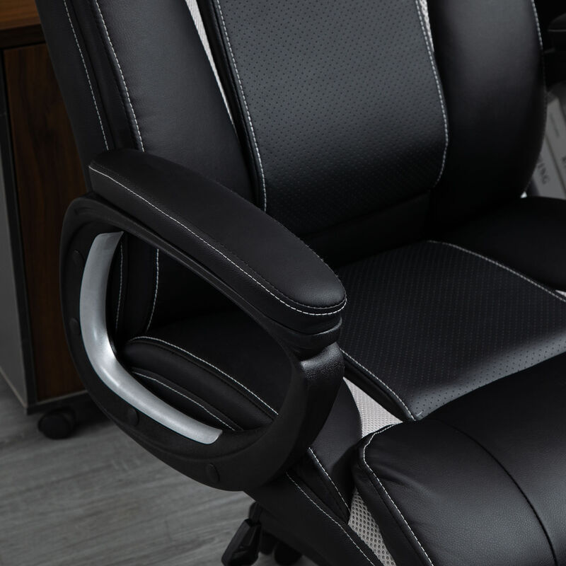 Indoor Moving, Rocking, & Wheeled Office Desk Chair w/ Breathable Mesh Fabric