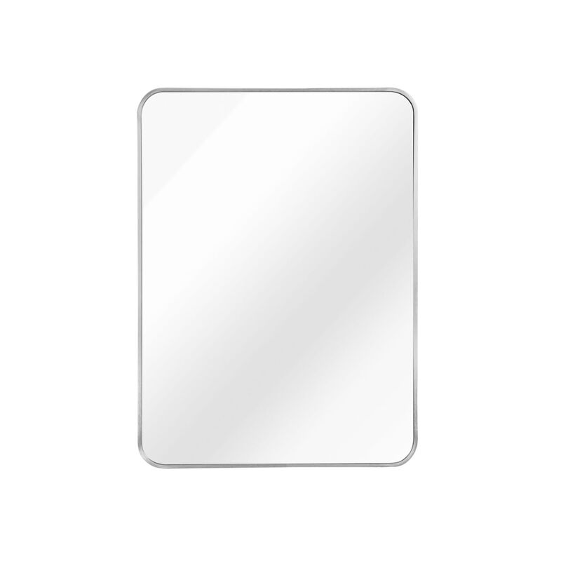 ELEMENT ACE 22x30 Inch Metal Framed Rectangular Wall Mirror with Shatterproof Design image number 0