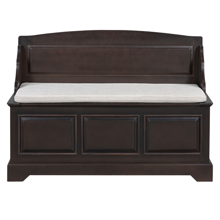 Merax Shoe Storage Bench with Removable Cushion