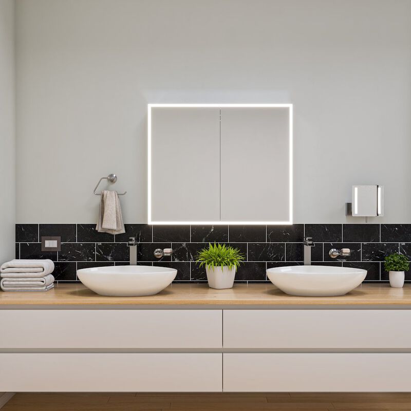 ALFI brand White 23 Fancy Above Mount Ceramic Sink