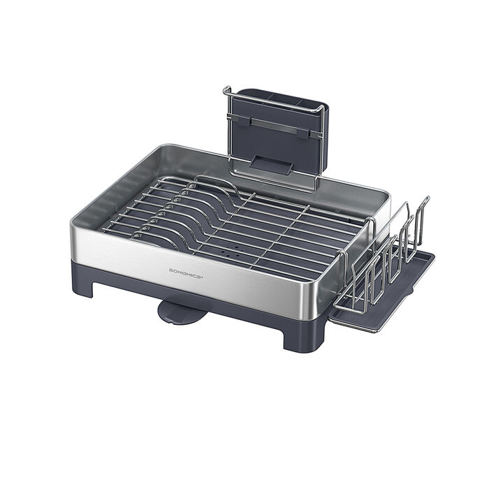 Stainless Steel Dish Drying Rack Multi-Tier Design with Draining Tray