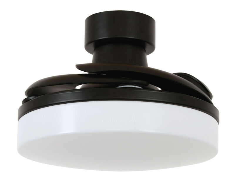 Fanaway Orbit 36" Indoor/Outdoor Retractable Blade Ceiling Fan with Light and Remote, Modern Fandelier Ceiling Fan, Patented Design Technology, Stronger Thicker Blades, Damp Rated image number 6
