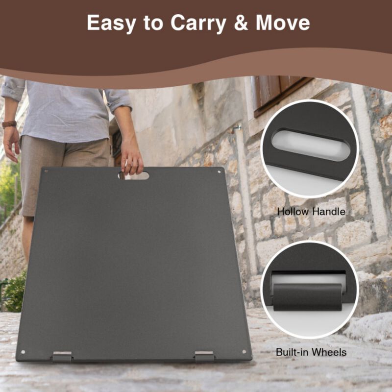 24 Inch Square Patio Umbrella Base 50 LBS Weighted image number 6