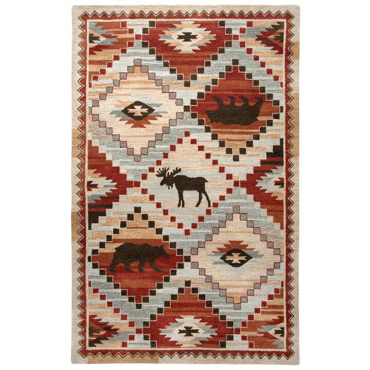 Itasca Red 8' x 10' Hand-Tufted Rug