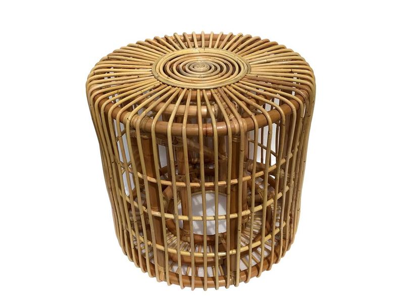 Rattan Cylinder Table