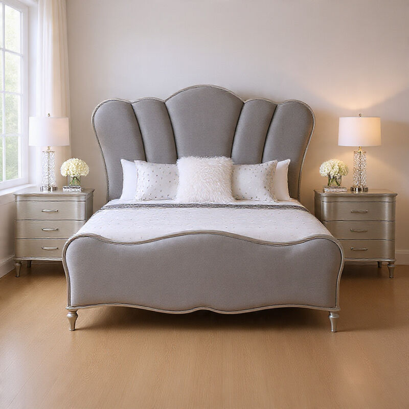 Bedroom Set, Wood, 3 Piece Set with 2 Nightstands image number 8