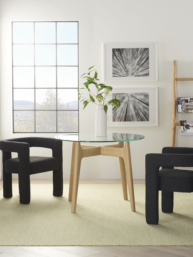 Courtyard COU01 Ivory/Green 8' x 10' Rug