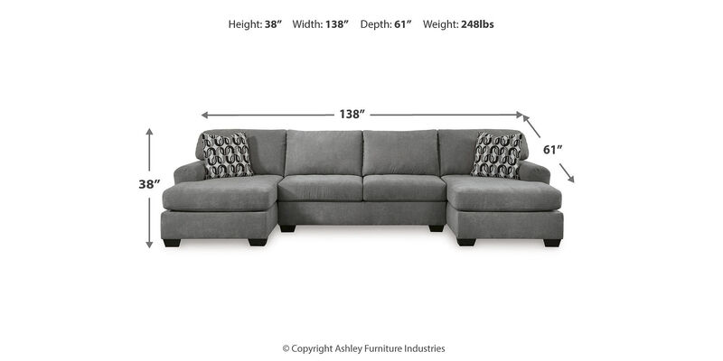 Birkdale Court 3-Piece Sectional image number 3