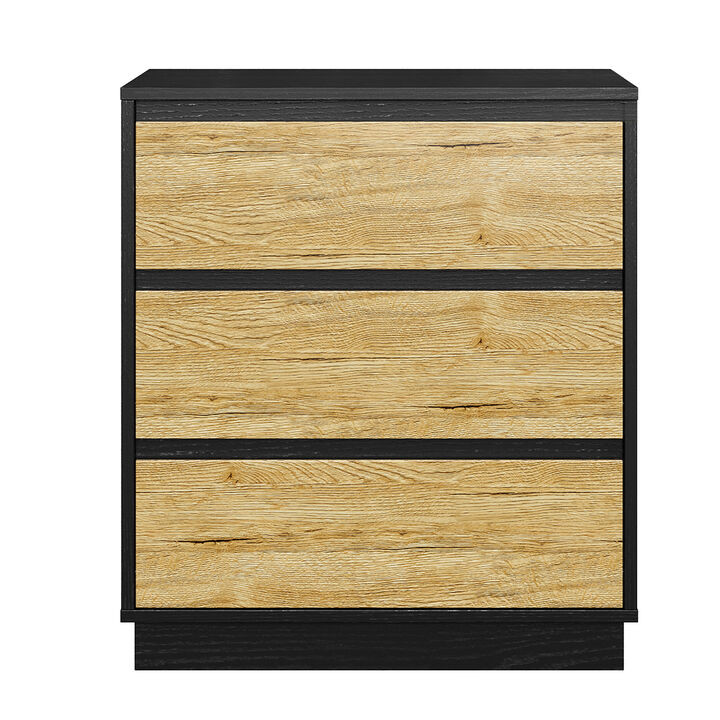 Clenk 3-Drawer Nightstand