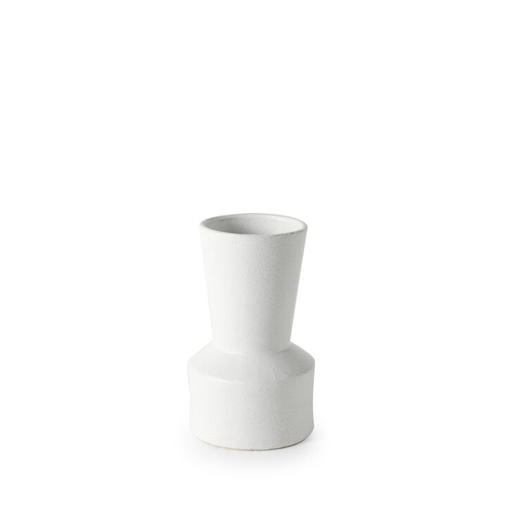 Ceramic Contempo Deco Vase – Modern Decorative Vase for Living Room, Bedroom, or Office
