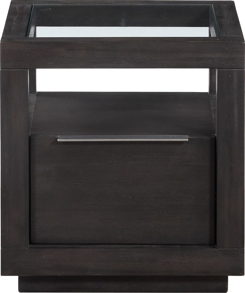 Oxford Gray End Table image number 0