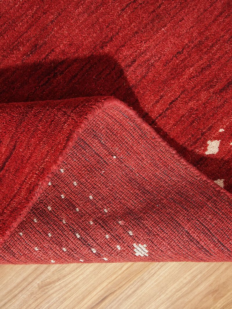 RUGSOTIC CARPETS HAND KNOTTED LOOM WOOL ECO-FRIENDLY AREA RUGS  - Contemporary Modern Design, High Pile Handmade Anti Skid Area Rugs for Living Room, Bed Room (L00530) image number 4