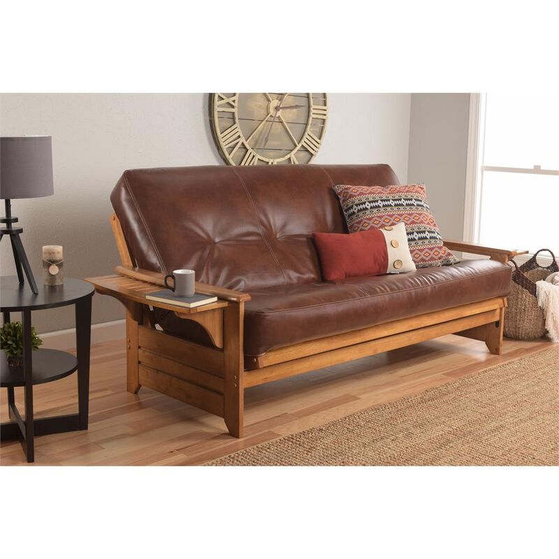 Phoenix Frame-Butternut Finish-Oregon Trail Saddle Mattress