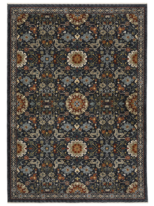 Aberdeen 3'3" x 5' Blue Rug