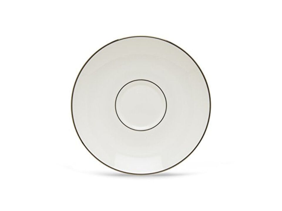 Lenox Continental Dining Platinum Saucer, White