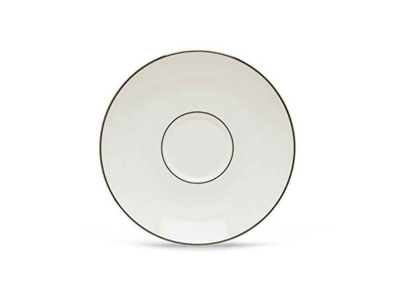 Lenox Continental Dining Platinum Saucer, White