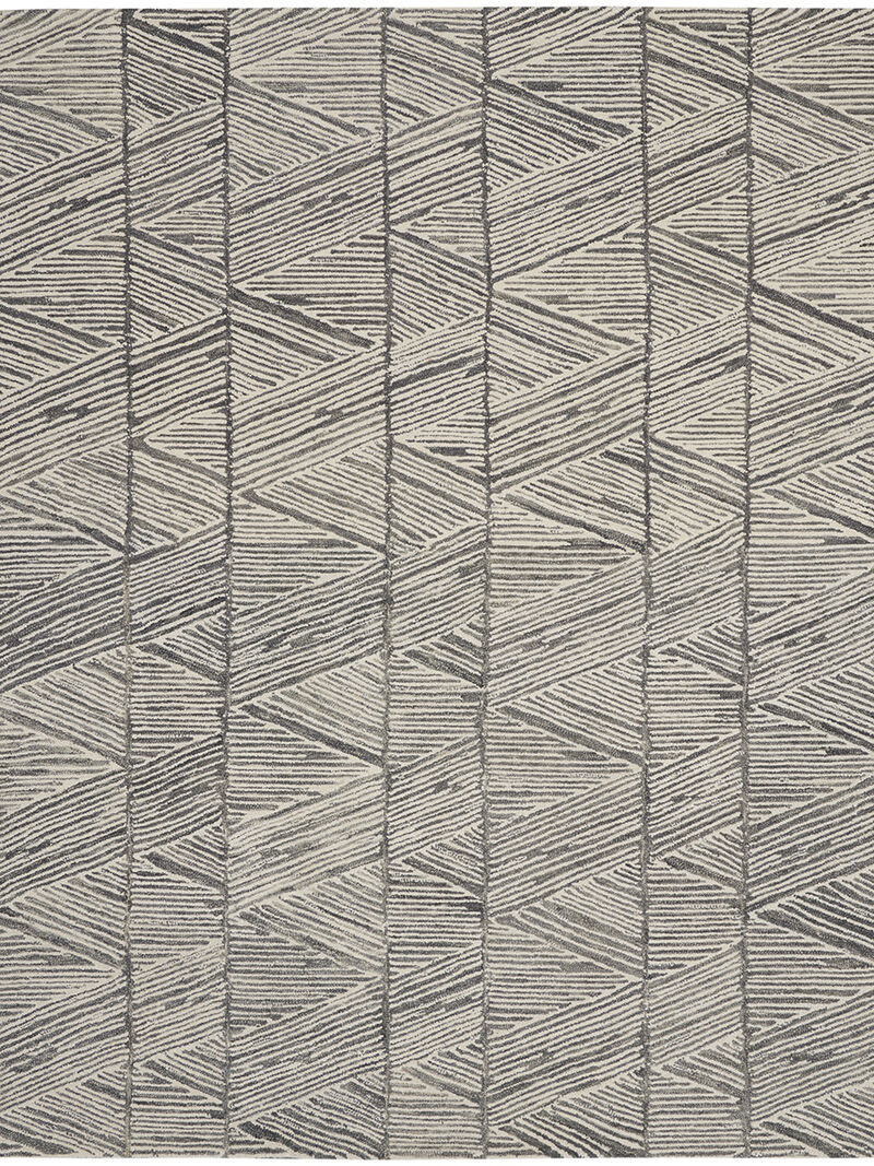 Colorado CLR01 Gray/White 7'9" x 9'9" Rug