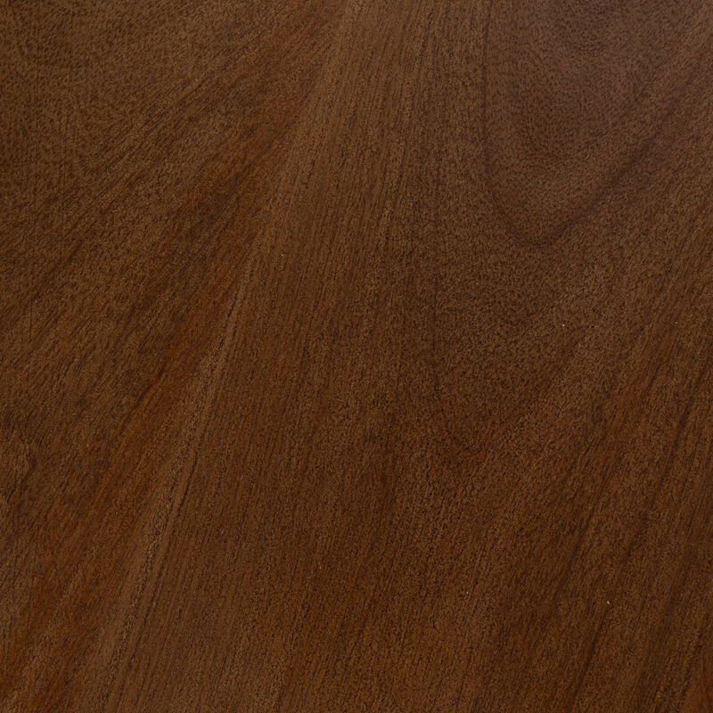 Round Mango Wood Side Table image number 6