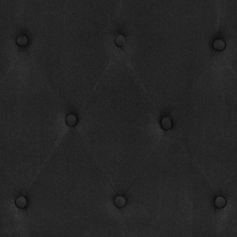 Flash Furniture Tufted Upholstered King Size Headboard in Black Fabric image number 9