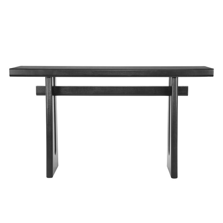 Whisen Mirod Elegant Console Table with Geometric Silhouette