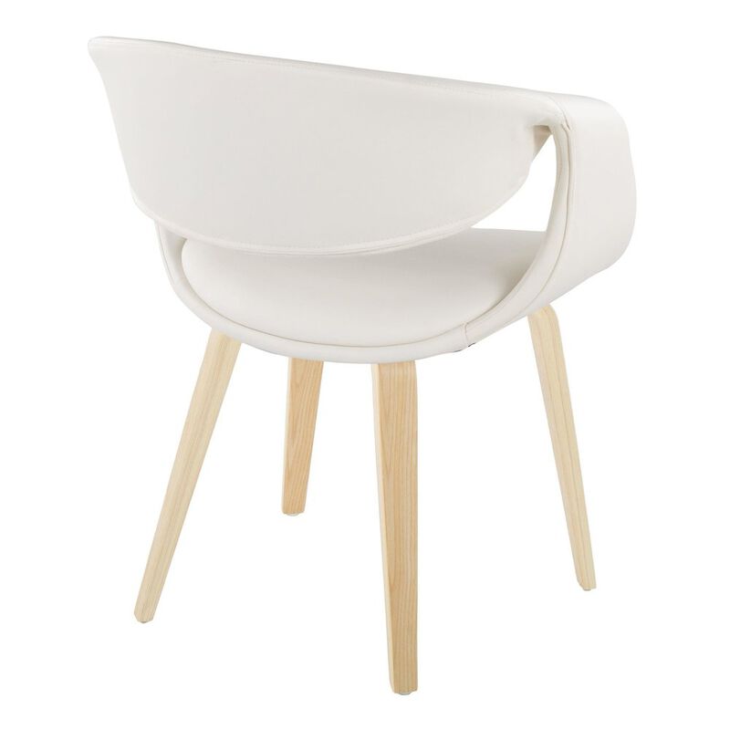 LumiSource Curvo Upholstered Chair - Set of 2