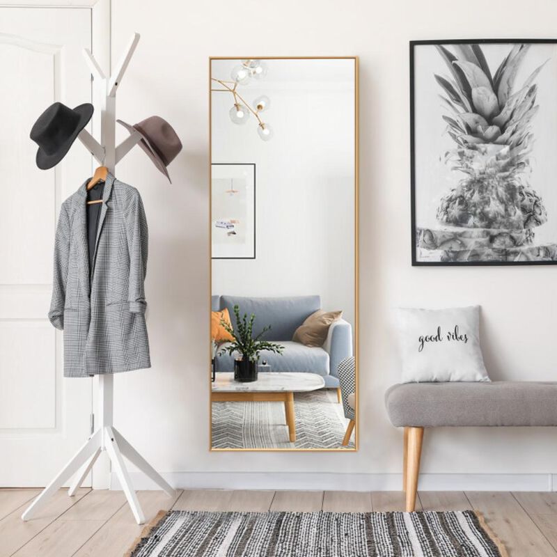 Hivvago 59 Inch Full Length Mirror Large Rectangle Bedroom Mirror