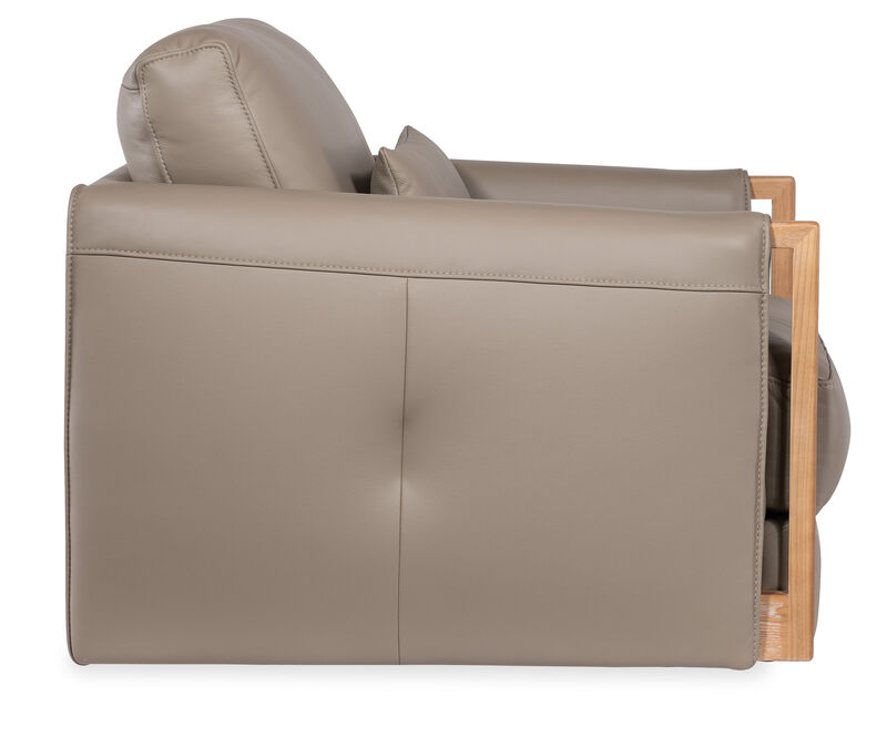 Meridian leather Swivel Chair