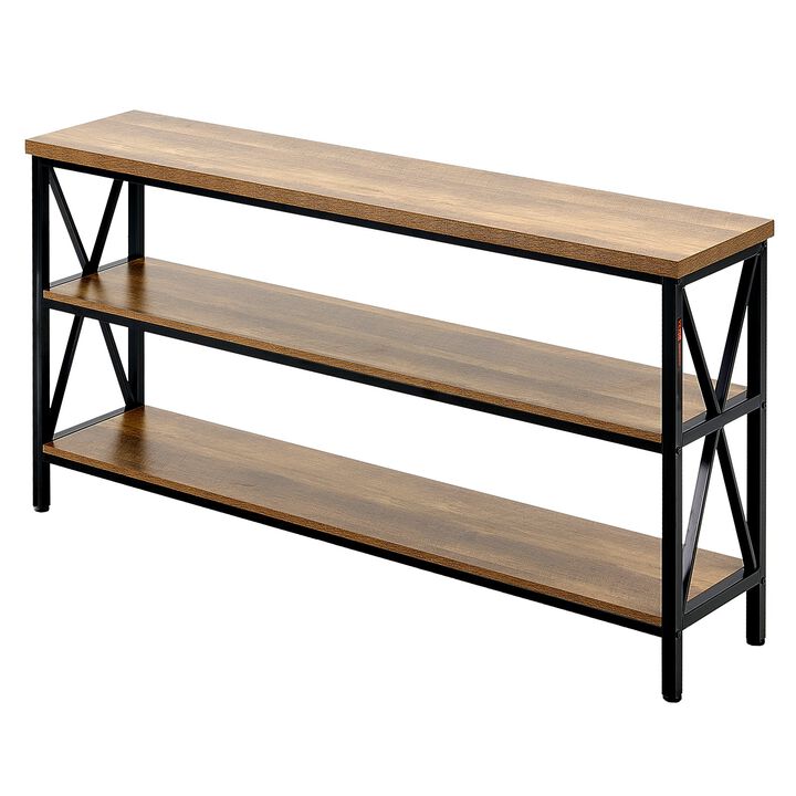 Slim Entryway Table &ndash; Narrow Console Table for Living Room, Hall, or Behind Sofa Accent Use