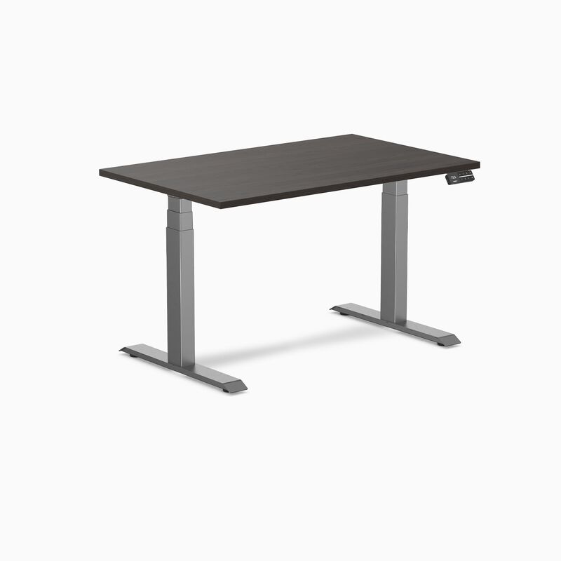 Desky Dual Laminate Sit Stand Desk image number 0