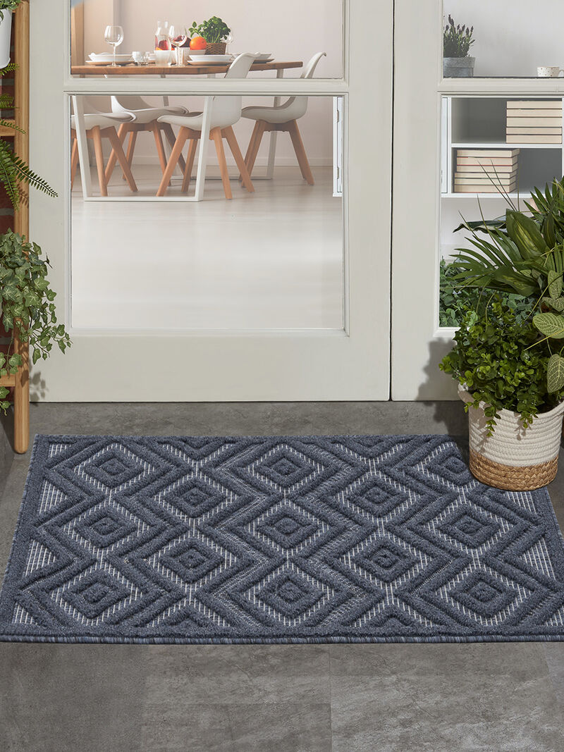 Versatile NRV01 Navy/Blue 2' x 4' Rug image number 6