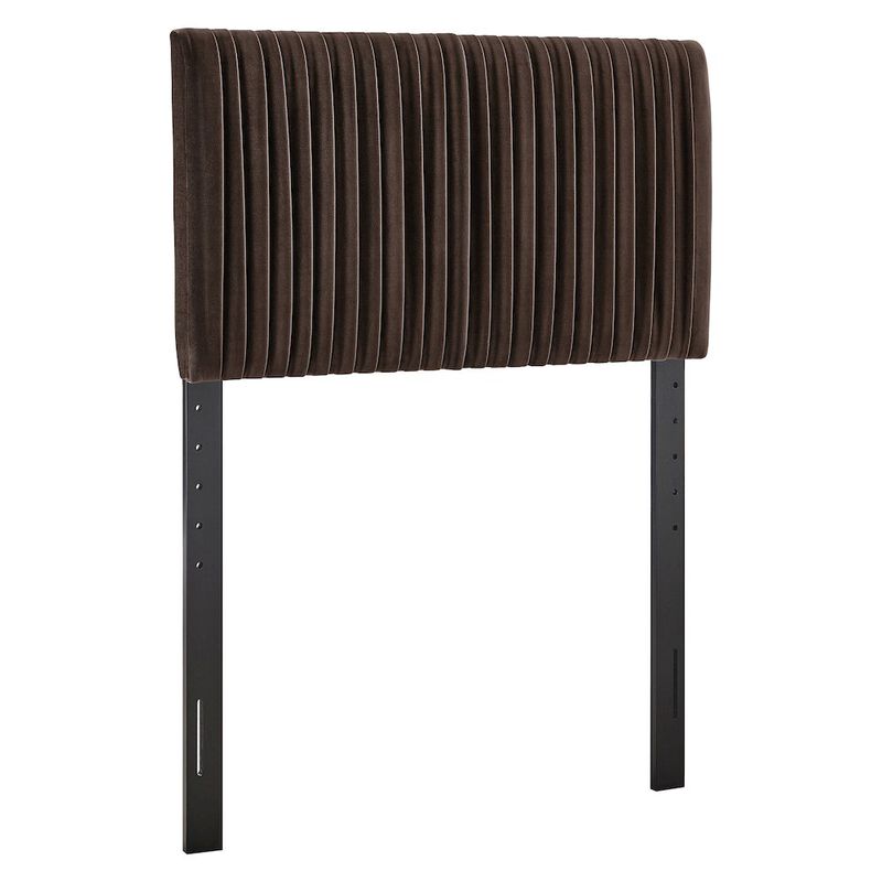 Eloise Stain-Resistant Performance Velvet Twin Headboard image number 0