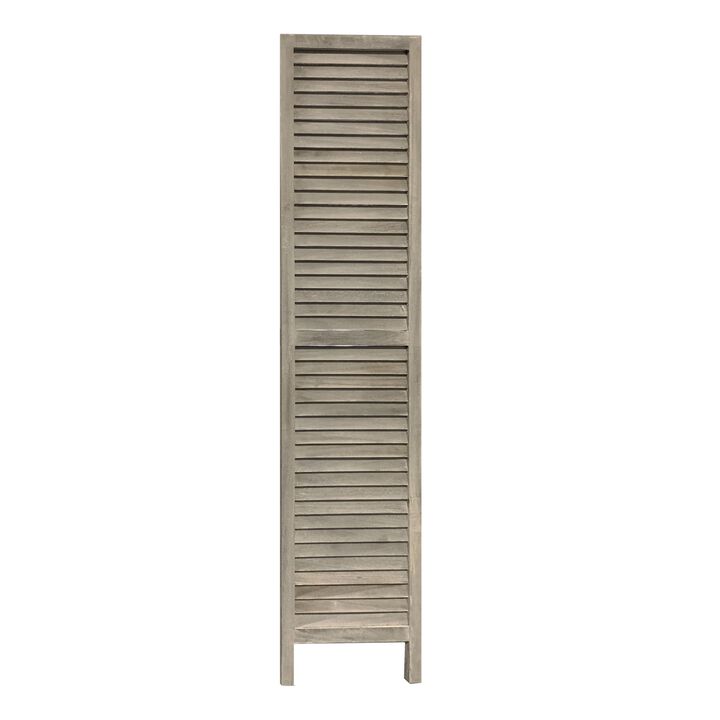 3-Panel Shutter Screen Room Divider for Stylish Privacy and Elegant Space Division