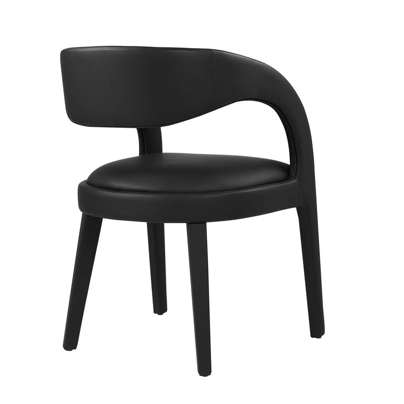 Pinnacle Vegan Leather Dining Chair Set of Two image number 2