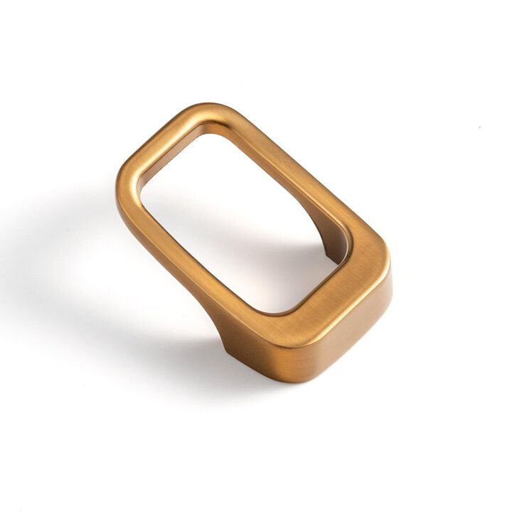 Goo-Ki Champagne Copper Cabinet Cabinet pulls with 0.6''(16mm) Hole Center,Modern Zinc Alloy Drawer Knobs for Drawer,Wardrobe,Cu