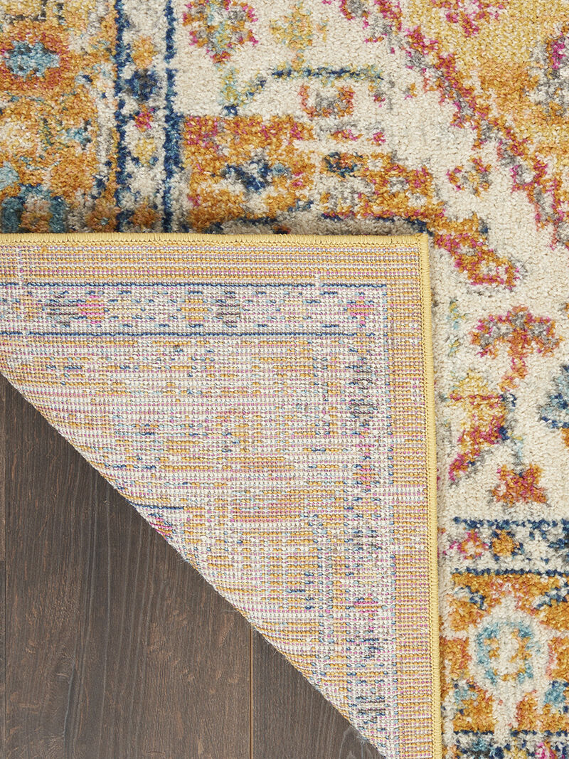 Passion PSN23 Ivory/Yellow 2'2" x 7'6" Rug image number 1