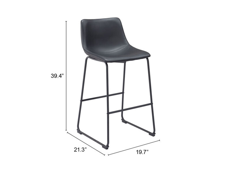 Smart Barstool (Set of 2) Black image number 7