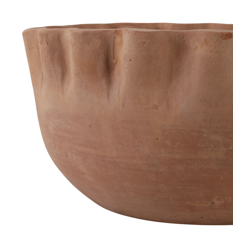 S/2 9/13" Terracotta Planters, Natural image number 4