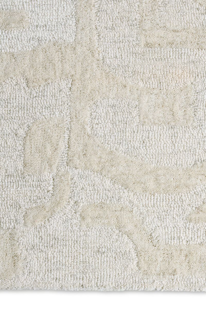 Kafes Amine White Sand 8'6" x 11'6" Rug image number 5