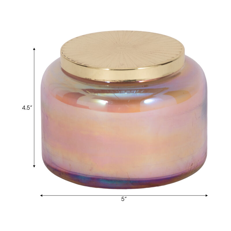 5" Pink Jasmine Luster Candle