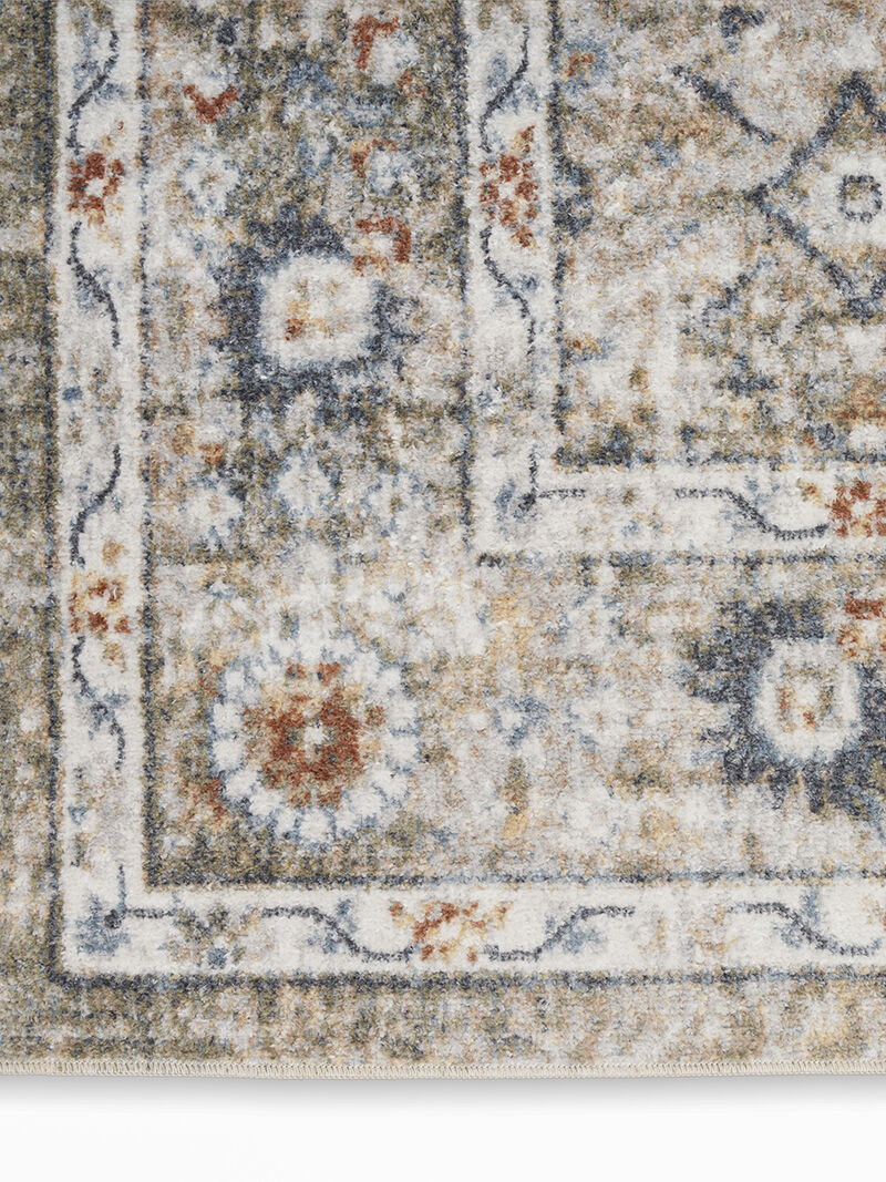 Astra Machine Washable ASW16 Gold Gray 4' x 6' Rug