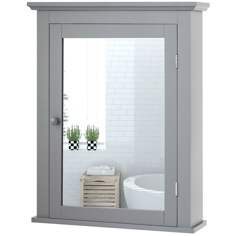 Bathroom Wall Mounted Storage Mirror Medicine Cabinet