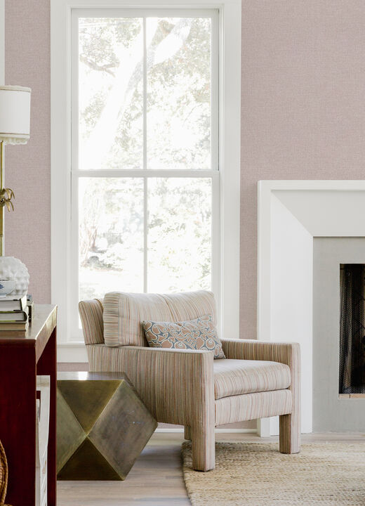 Glen Pink Texture Wallpaper (Set of 2)