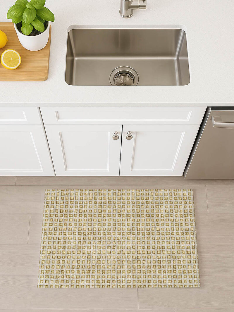 The Reserve TR4 Gold 20" x 30" Rug image number 1