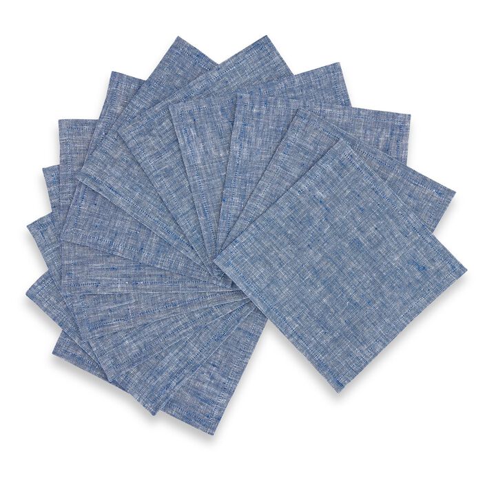 Linen Cocktail Napkins - Athena