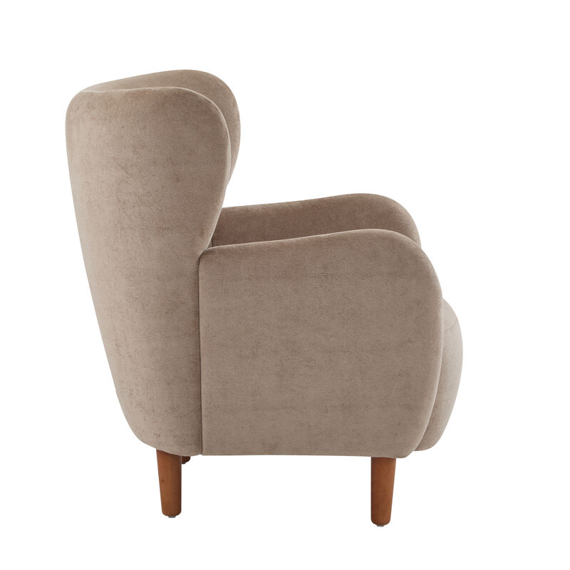 Christopher Knight Home Andy Indoor Wingback Velvet Upholstered Accent Chairs